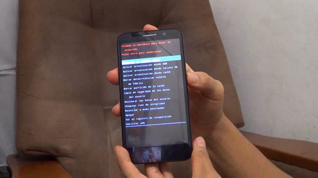 ¿Cómo restaurar un alcatel one touch pop?