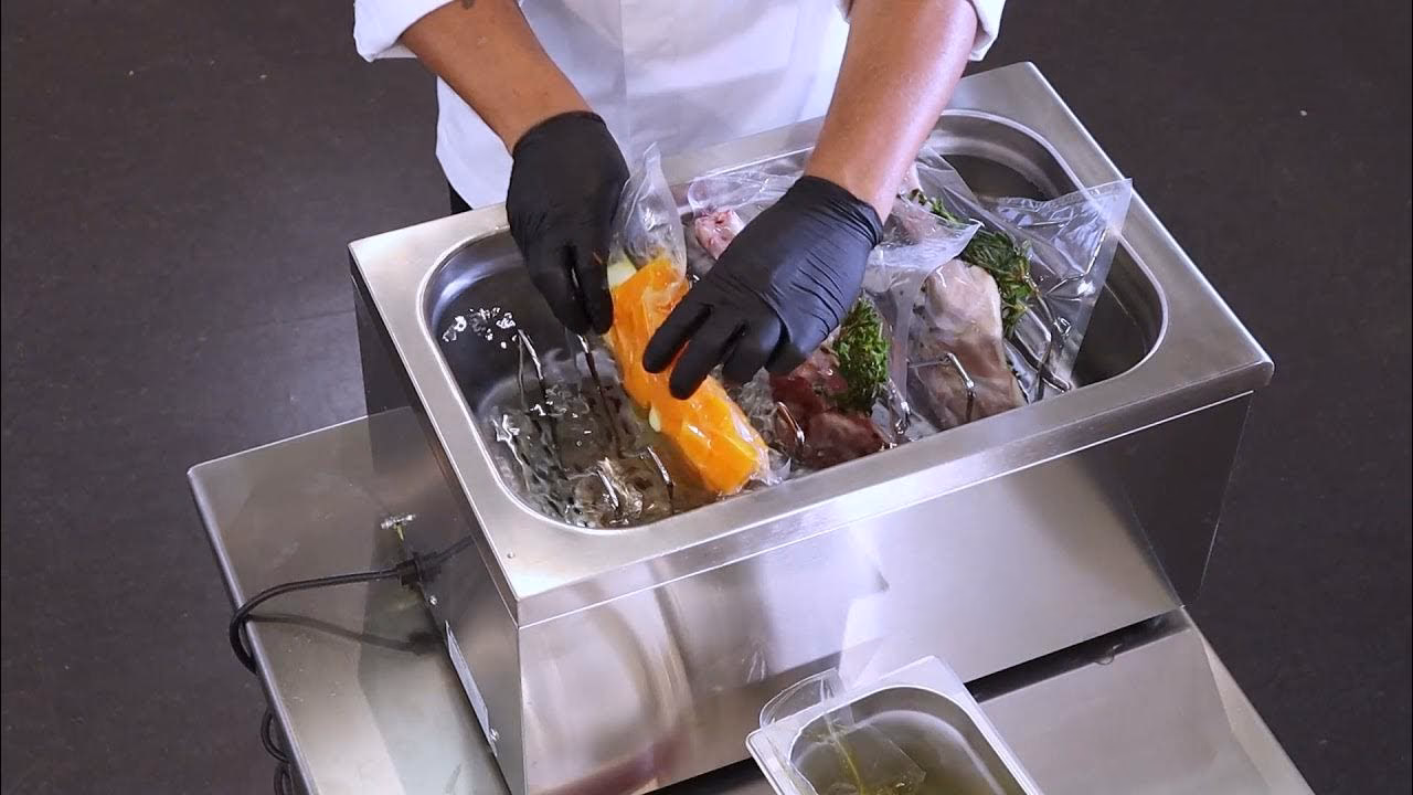 ¿Para qué se utiliza un baño de hielo en la cocina?