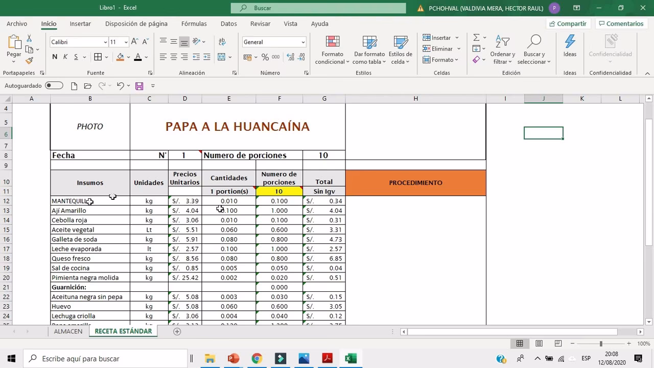 ¿Cómo realizar una base de datos con Excel?