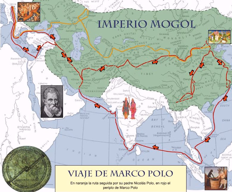 ¿Qué alimento descubrió Marco Polo?