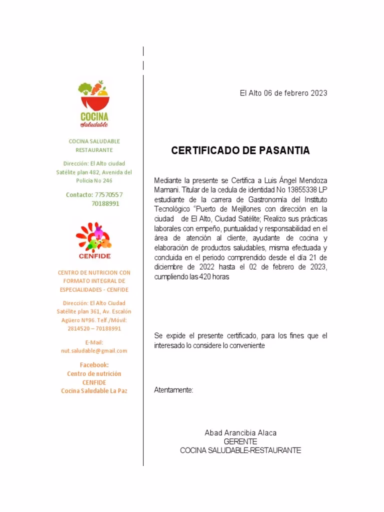 ¿Qué hacen los pasantes culinarios?