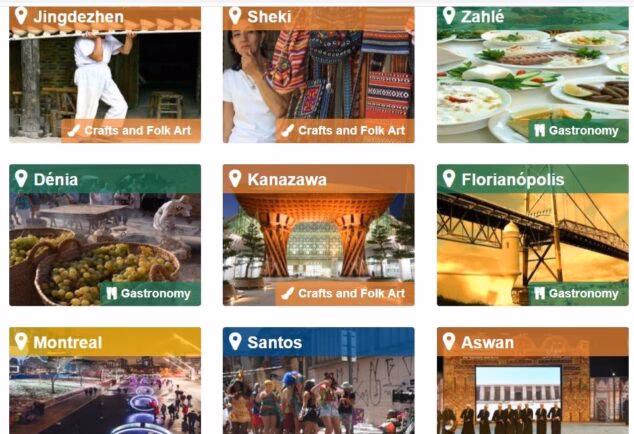 ¿Qué Red de Ciudades Creativas de la Unesco está en la categoría de literatura?