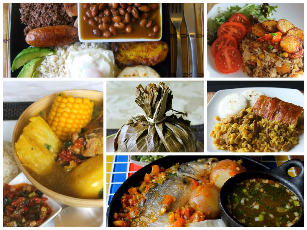 ¿Cómo se llama la comida típica colombiana?