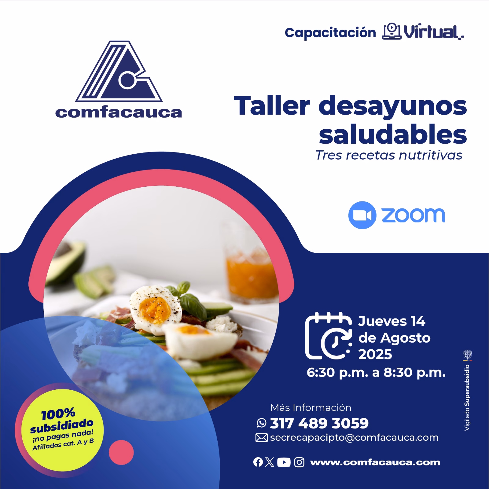 ¿Qué cursos hay en Comfacauca?