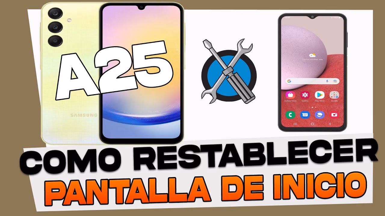 ¿Cómo reinicio la pantalla de mi celular Samsung?