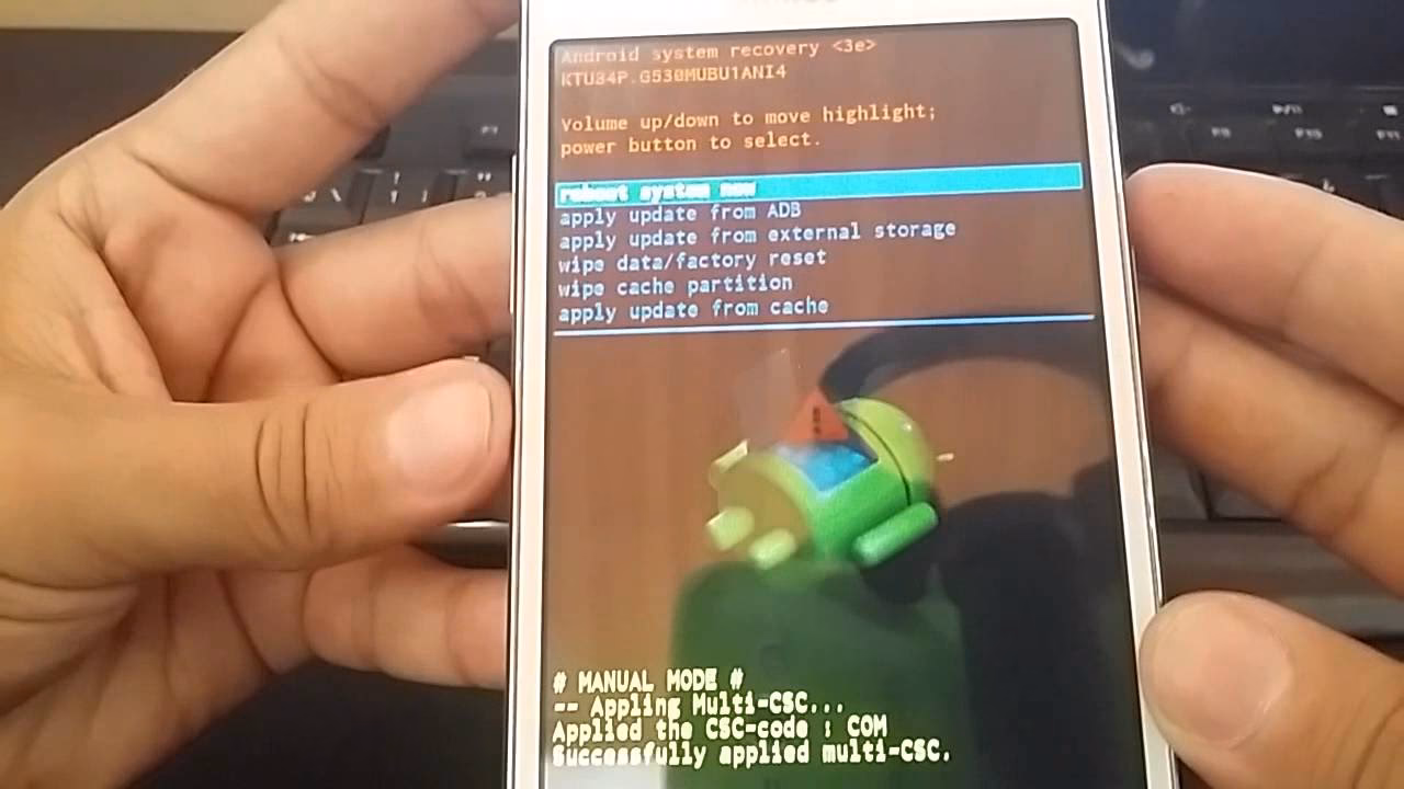 ¿Cómo reiniciar de fábrica un Samsung SM-G530M?