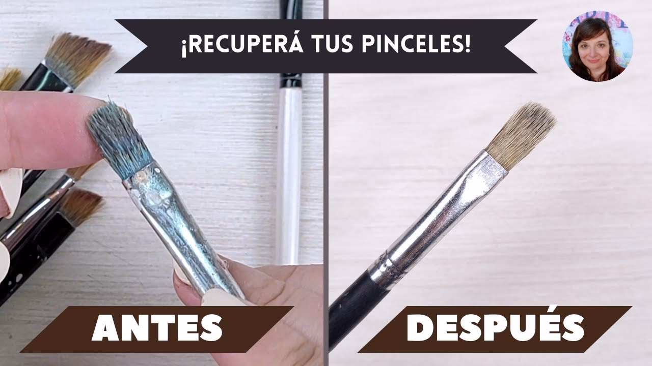 ¿Cómo hacer que un pincel vuelva a su forma?