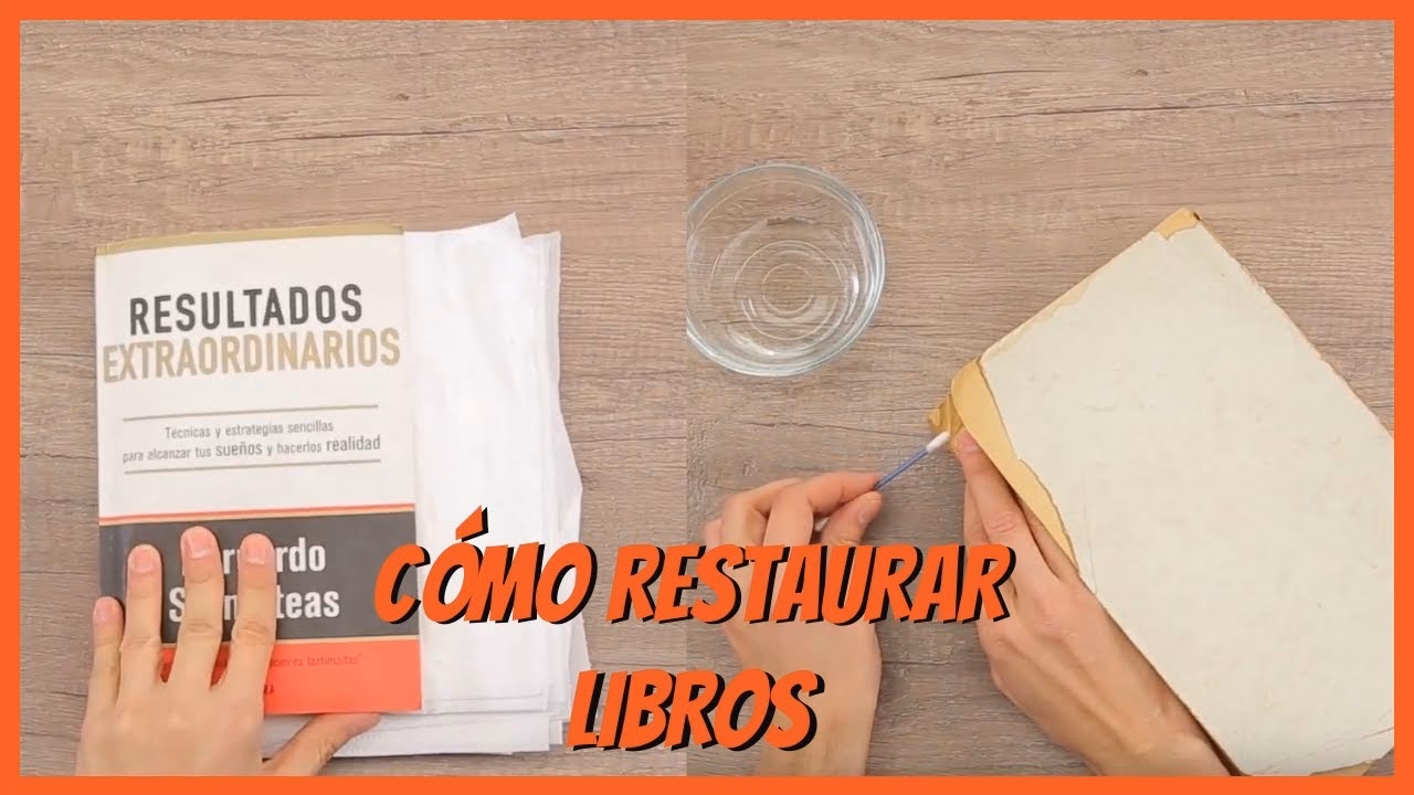 ¿Cómo restaurar libros antiguos dañados?