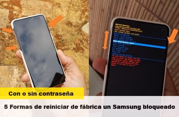 ¿Cómo restaurar un Samsung de fábrica con los botones?