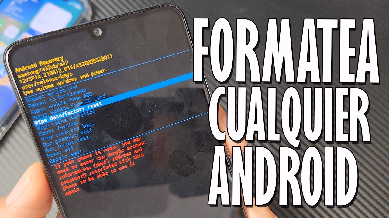 ¿Cómo formatear un celular Android con los botones?