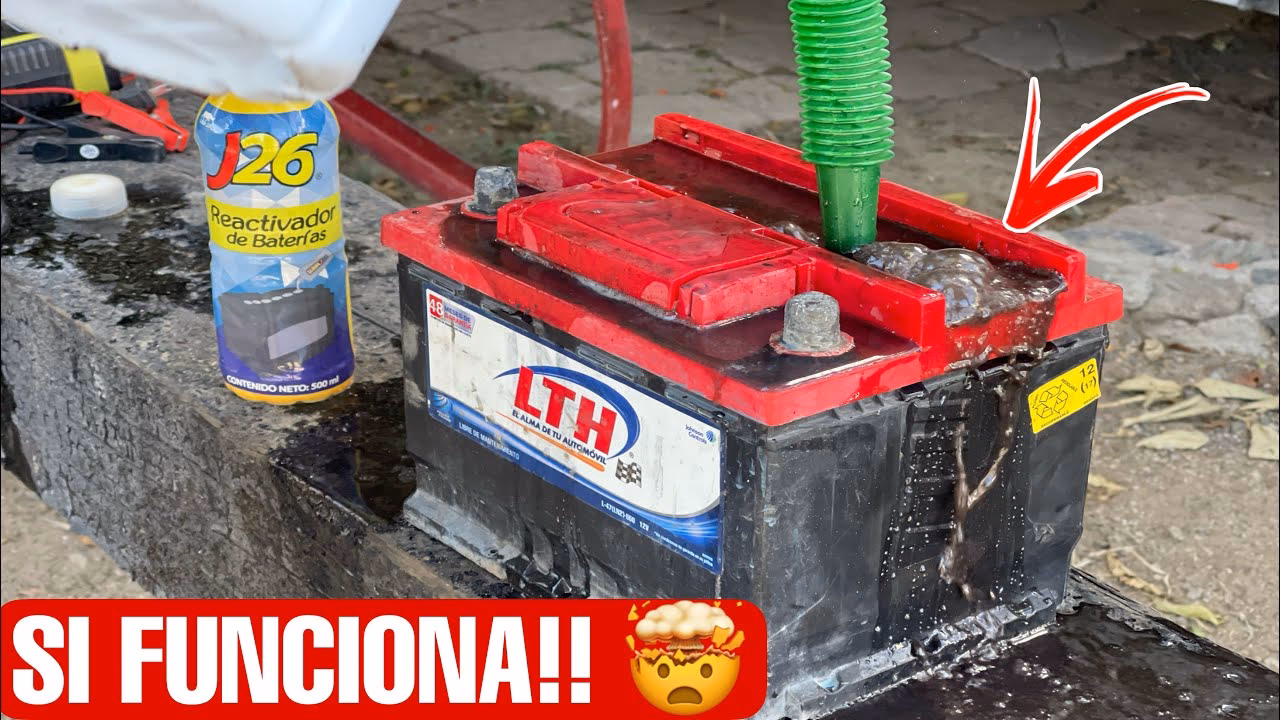 ¿Qué se le echa a una batería cuando está seca?