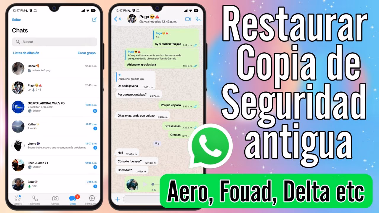 ¿Cómo puedo acceder a una copia de seguridad antigua de WhatsApp?
