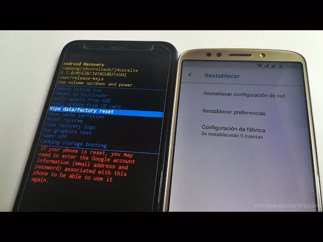 ¿Qué es restaurar en un celular?