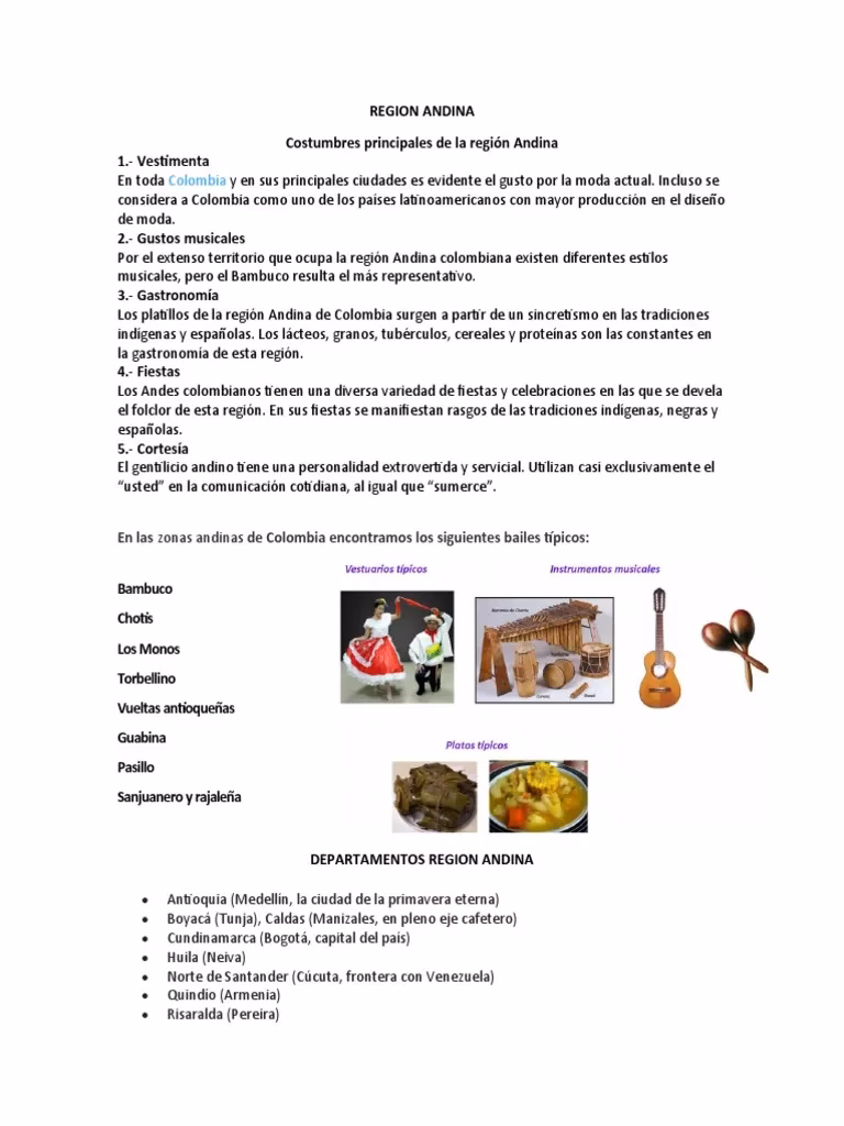 ¿Qué es lo más importante de la cultura andina?