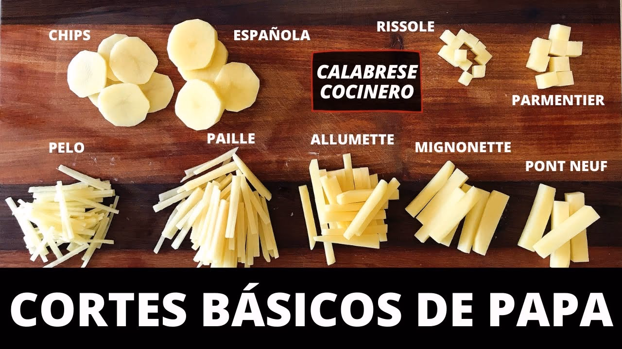 ¿Cuáles son los 7 tipos principales de patatas?