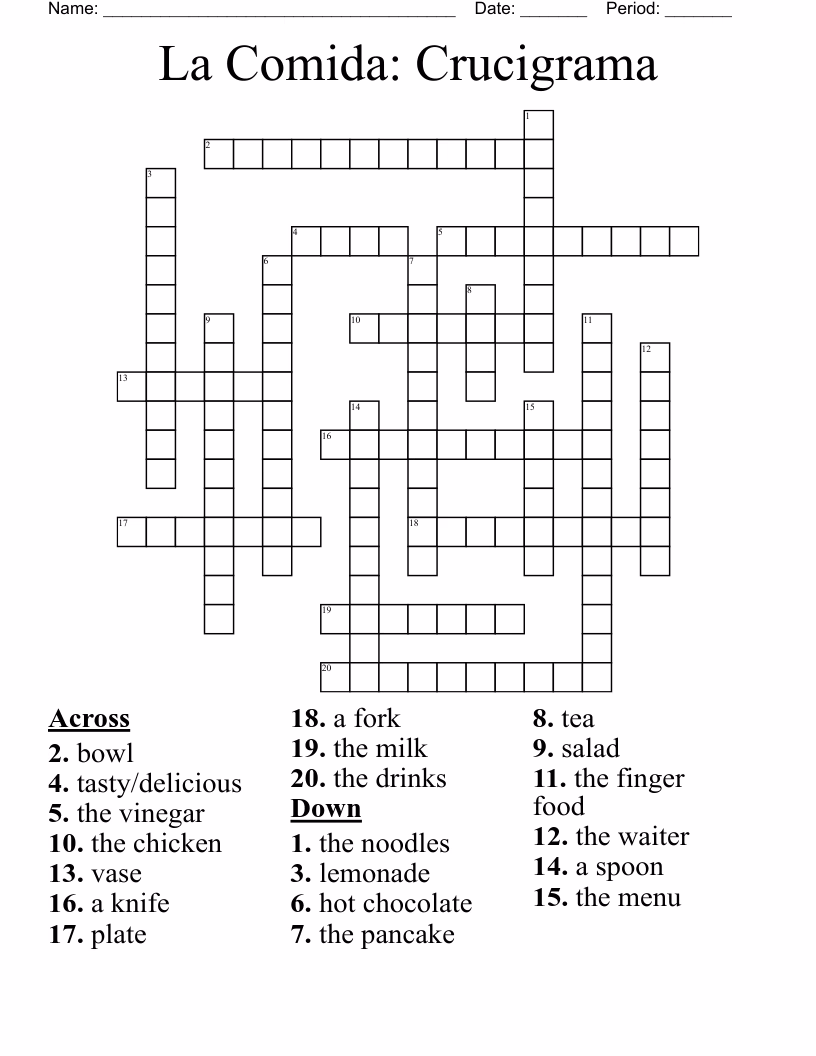 ¿Qué es un crucigrama de 10 palabras?