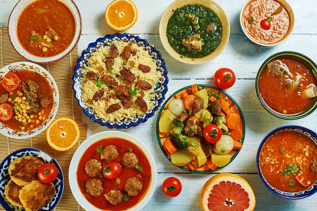 ¿Cuáles son las costumbres de comer en Argelia?