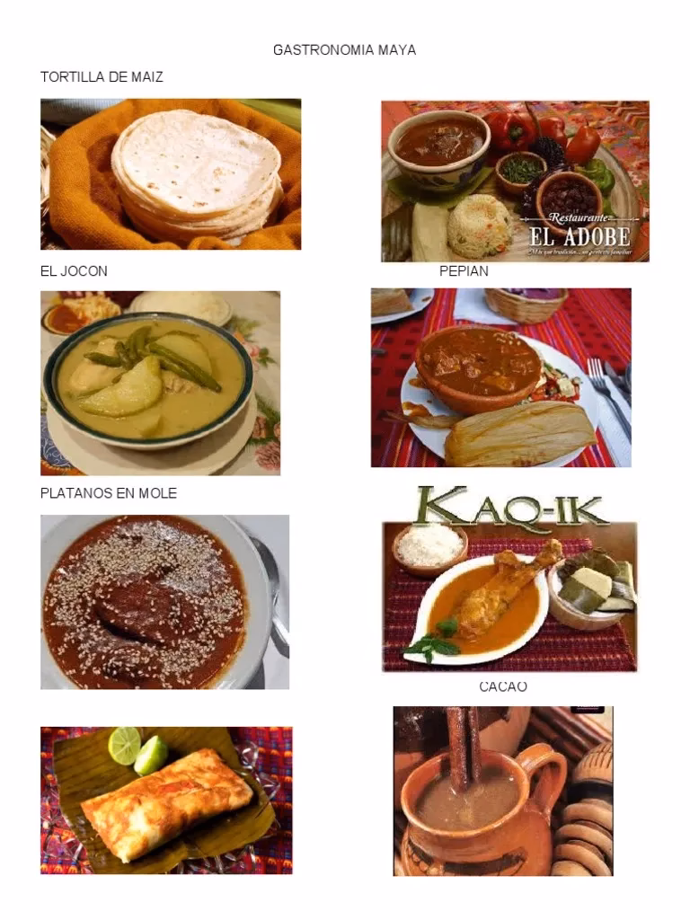 ¿Qué es la comida estilo maya?