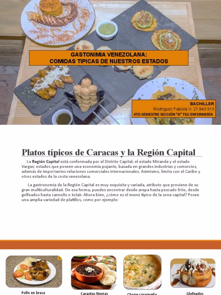 ¿Cuál es la gastronomía de las Dependencias Federales?