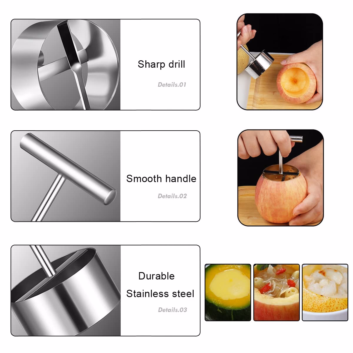 ¿Qué es un descorazonador en cocina?