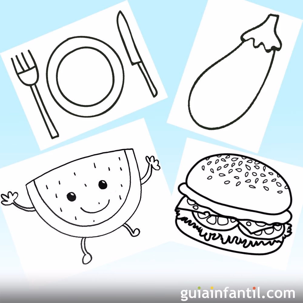 ¿Cómo dibujar útiles de cocina?