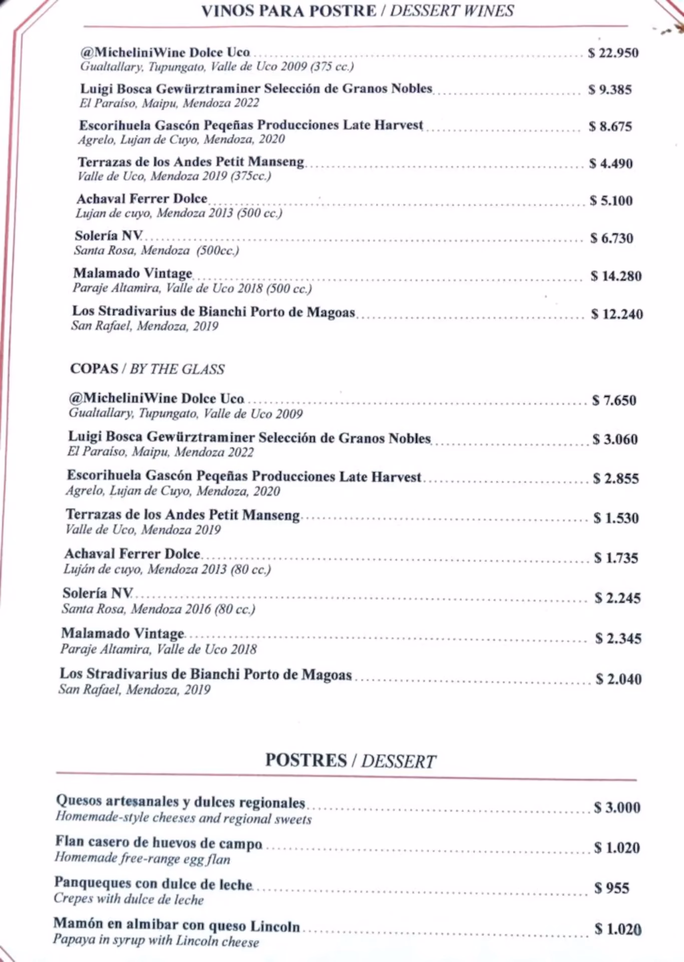 ¿Cuánto cuesta una empanada en Don Julio?