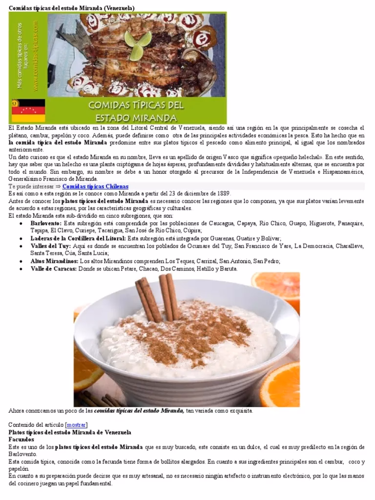 ¿Qué es lo más resaltante del estado Miranda?