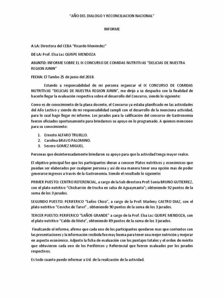 ¿Cómo se elabora un informe oral?