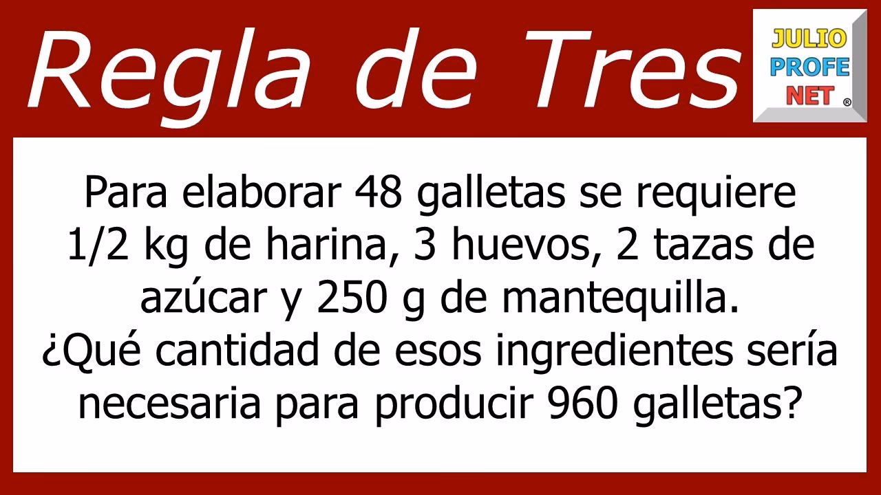 ¿Qué es la regla de tres compuesta y un ejemplo?