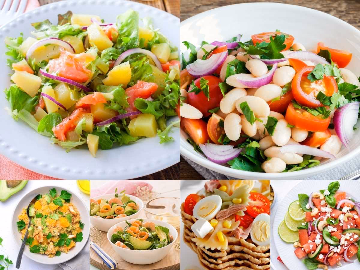 ¿Cuáles son los 6 tipos de ensaladas?