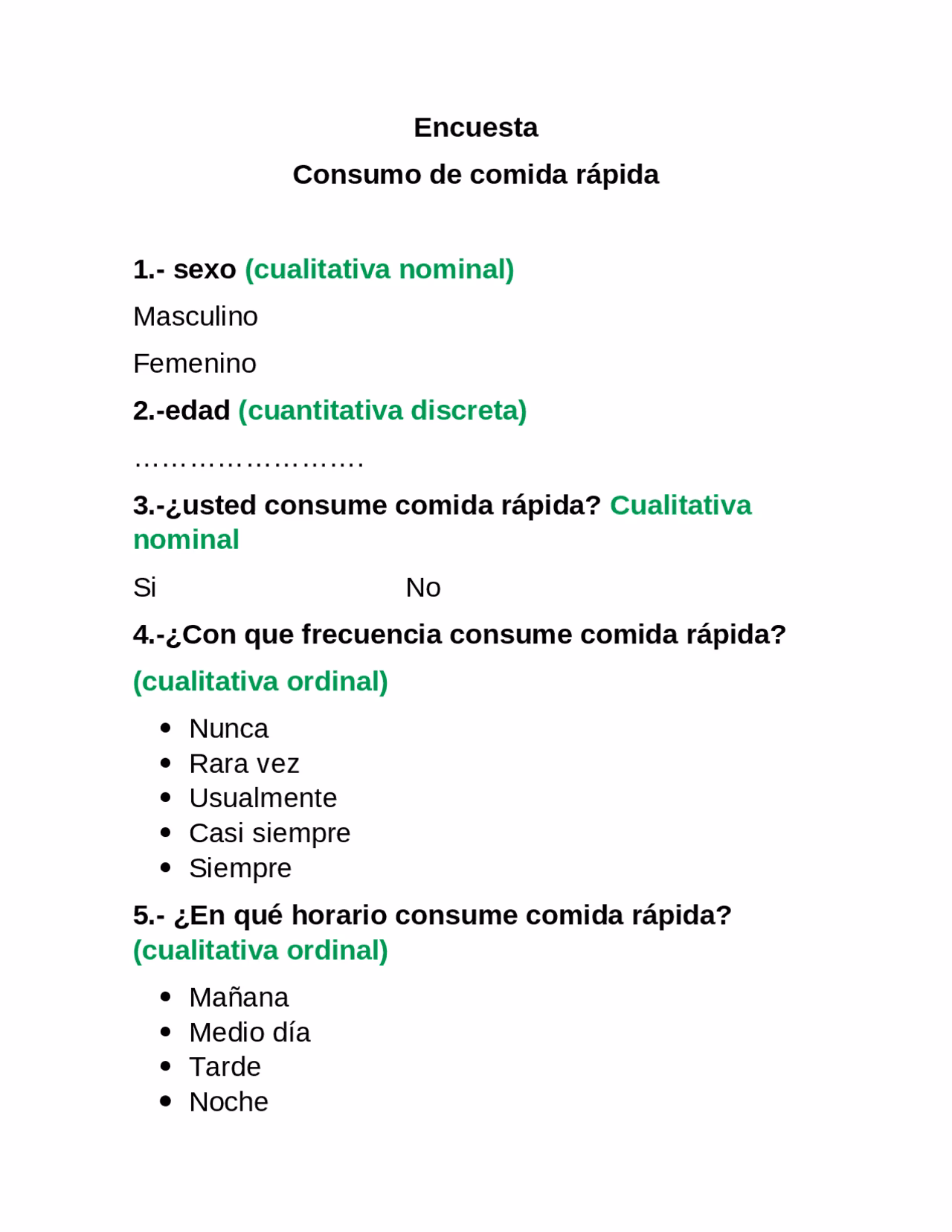 ¿Cómo hacer una encuesta gastronómica?