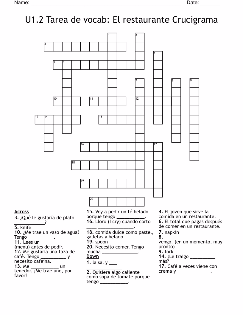 ¿Cómo se les dice a las personas que comen en un restaurante?