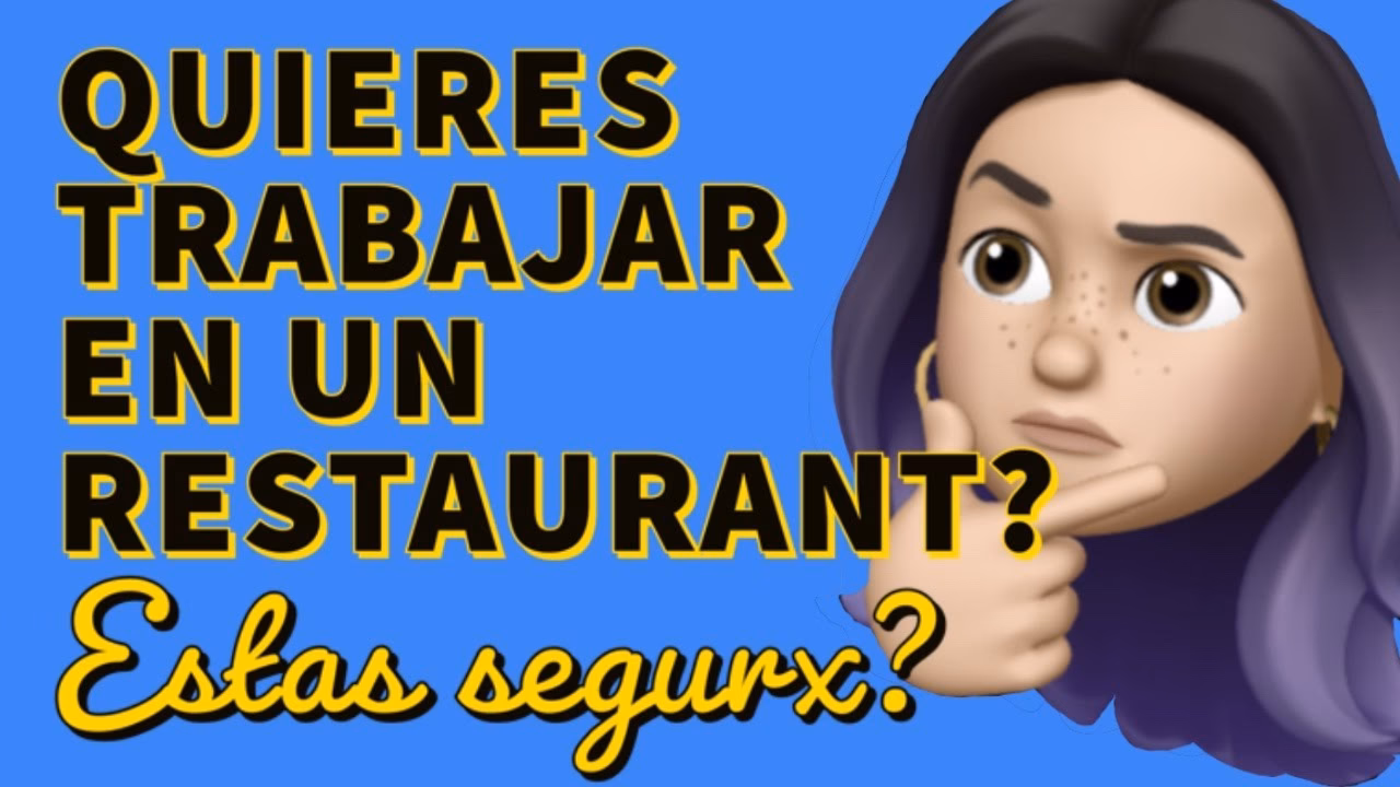 ¿Qué tan difícil es trabajar en un restaurante?