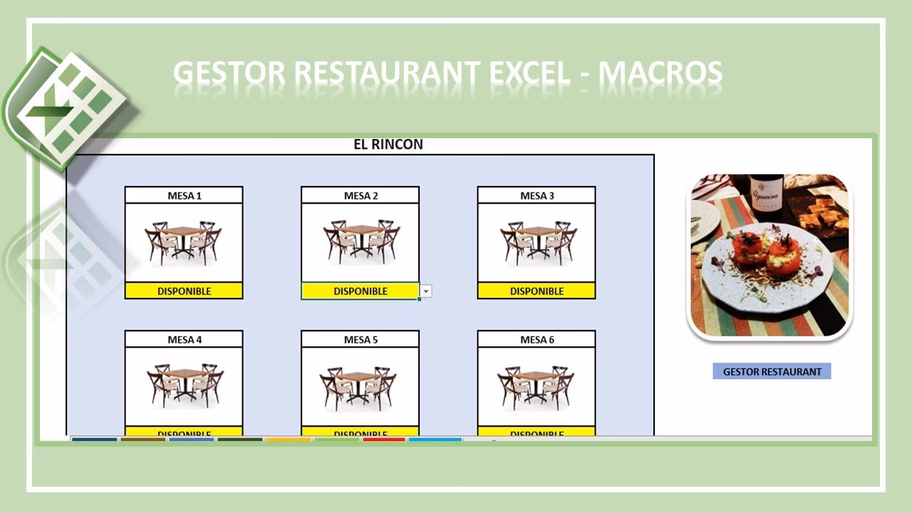 ¿Cuál es el menú Excel?