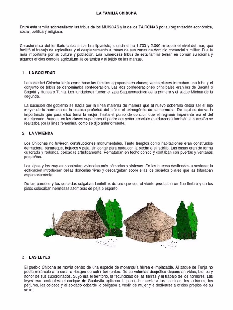 ¿Cuáles eran las características físicas de los chibchas?