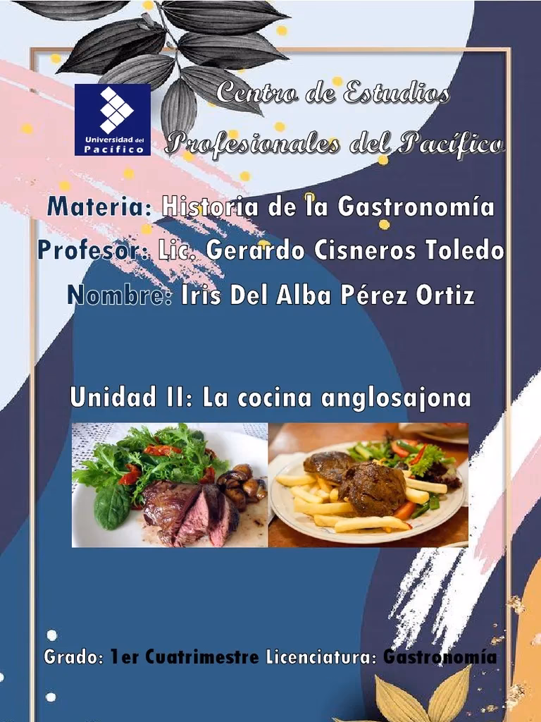 ¿Qué es la cocina anglosajona?