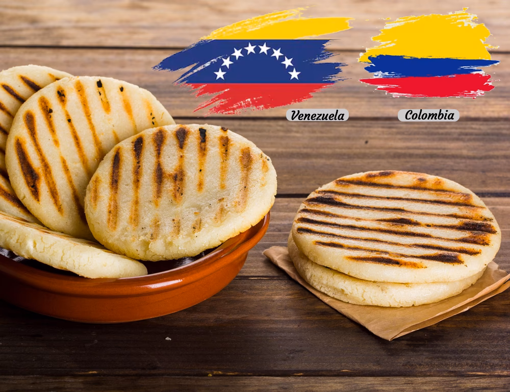 ¿La comida colombiana y venezolana es la misma?