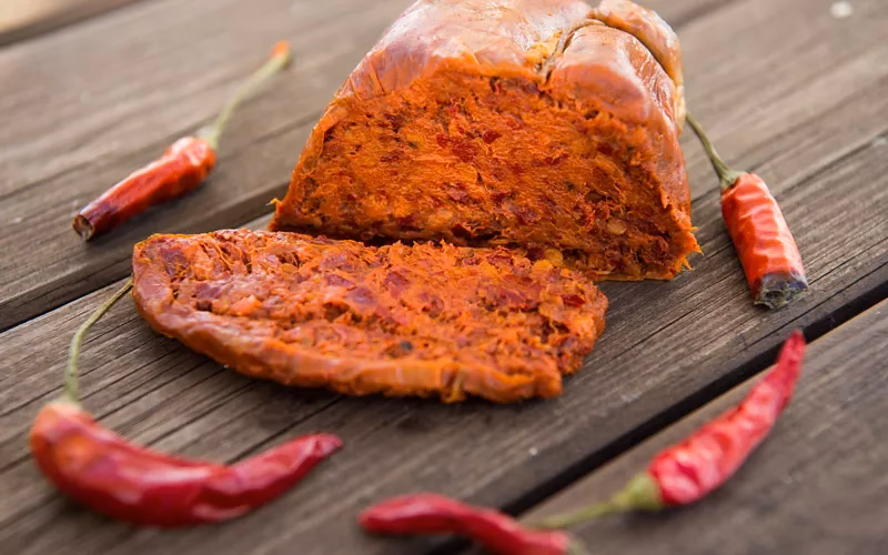 ¿Cuál es la comida típica de Calabria, Italia?