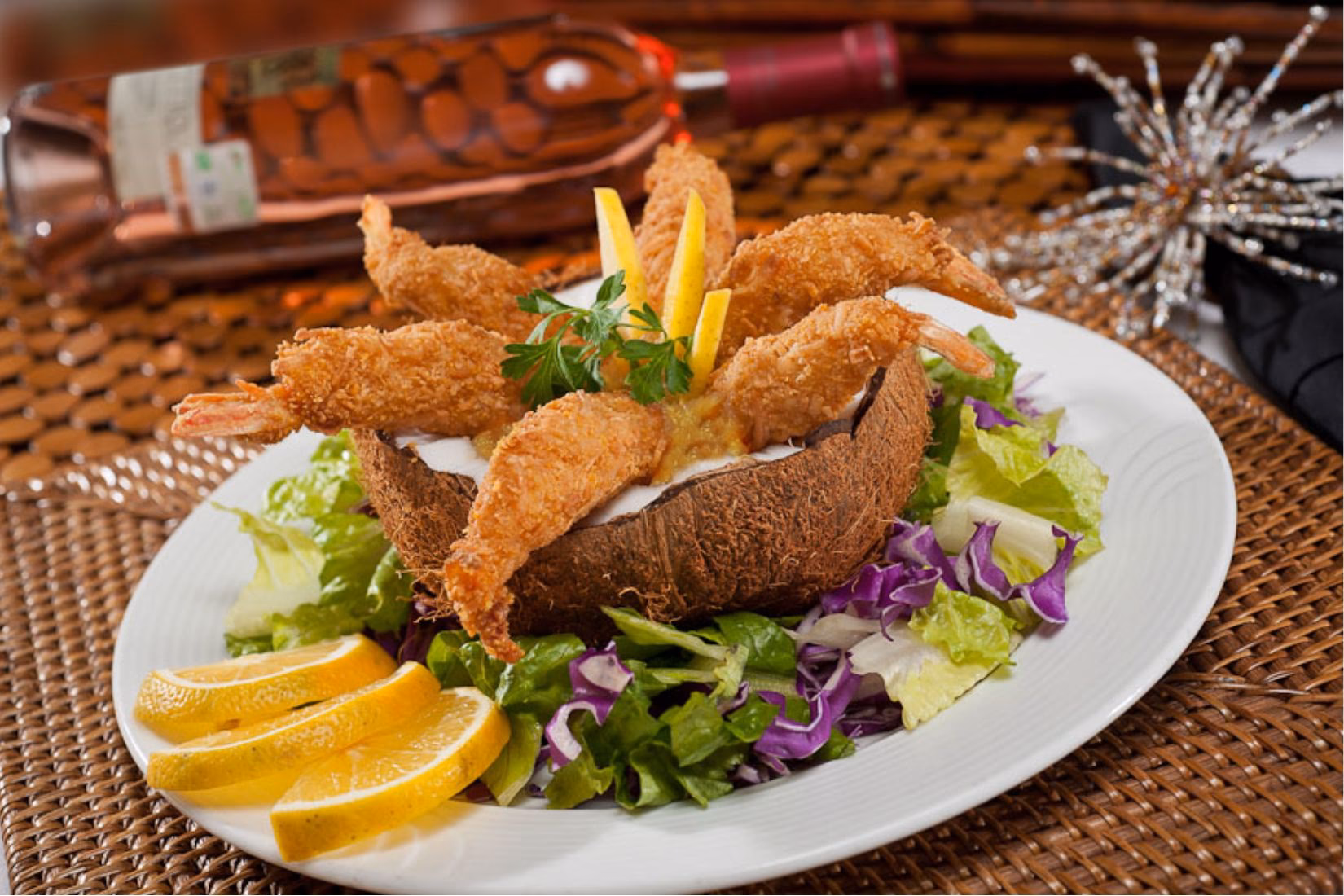 ¿Cuál es la historia de los camarones al coco en Campeche?