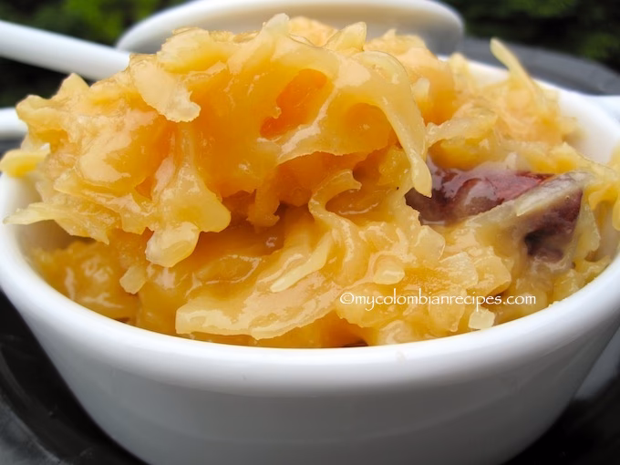 ¿Dónde se origina el dulce de coco?