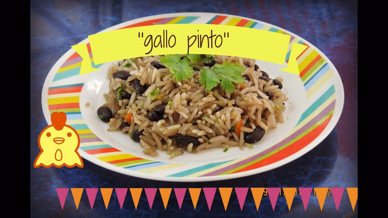 ¿Qué es el gallo pinto?