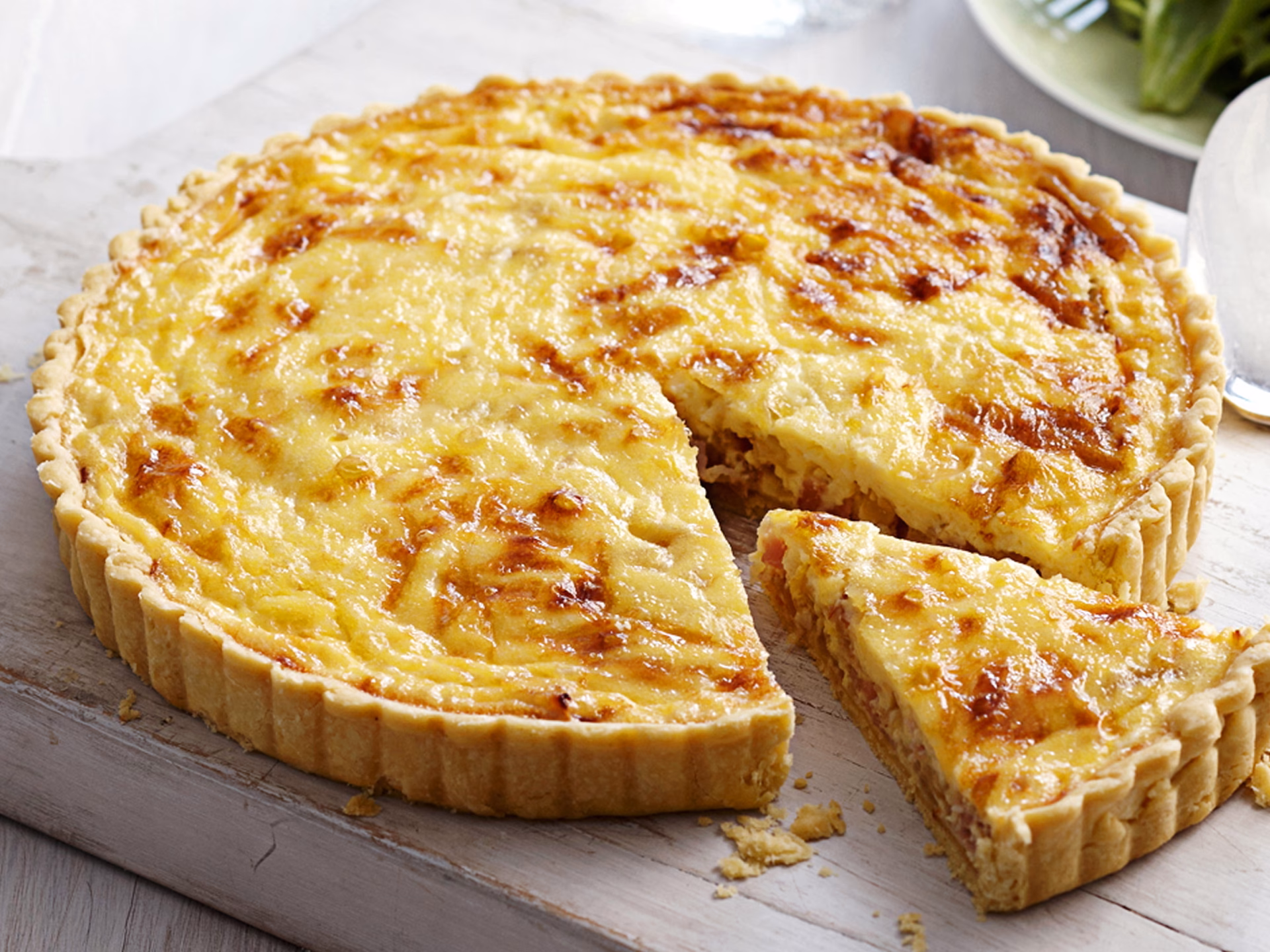 ¿Cuáles son los ingredientes de la quiche lorraine?