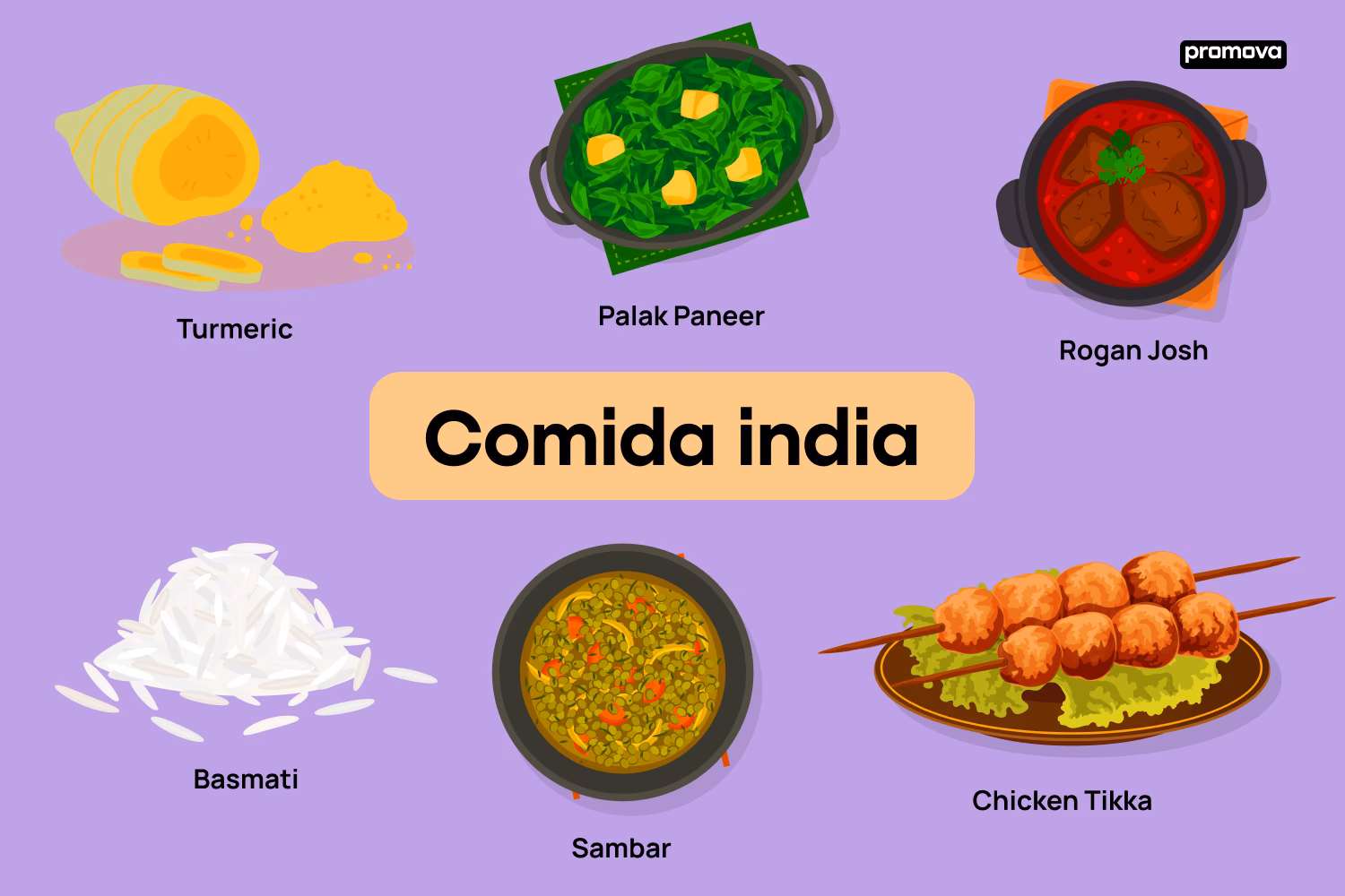 ¿Qué tipo de comida se come en la India?