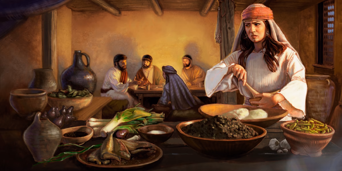 ¿Qué tipo de comida comían los hebreos?