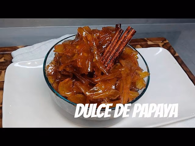 ¿Qué significa el dulce de papaya?