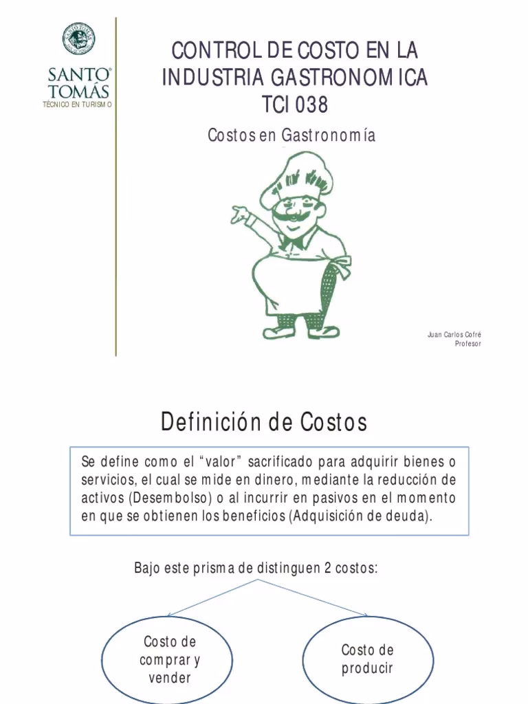 ¿Qué son los costos variables en gastronomía?