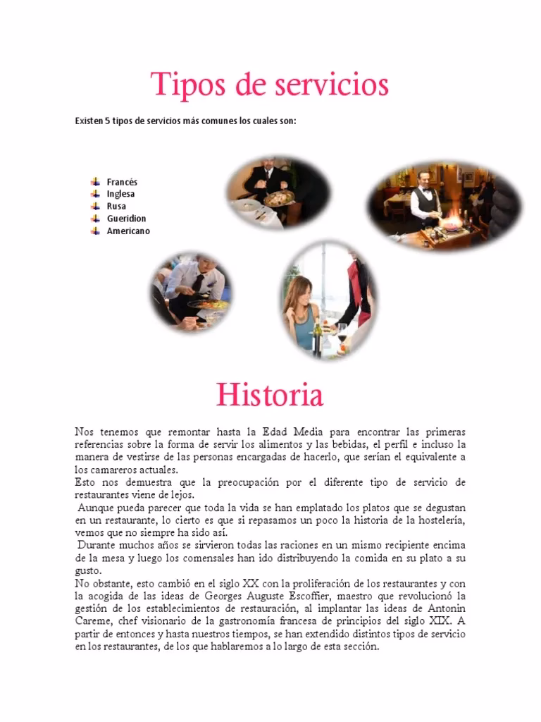 ¿Cuál es la historia y el origen de los restaurantes?