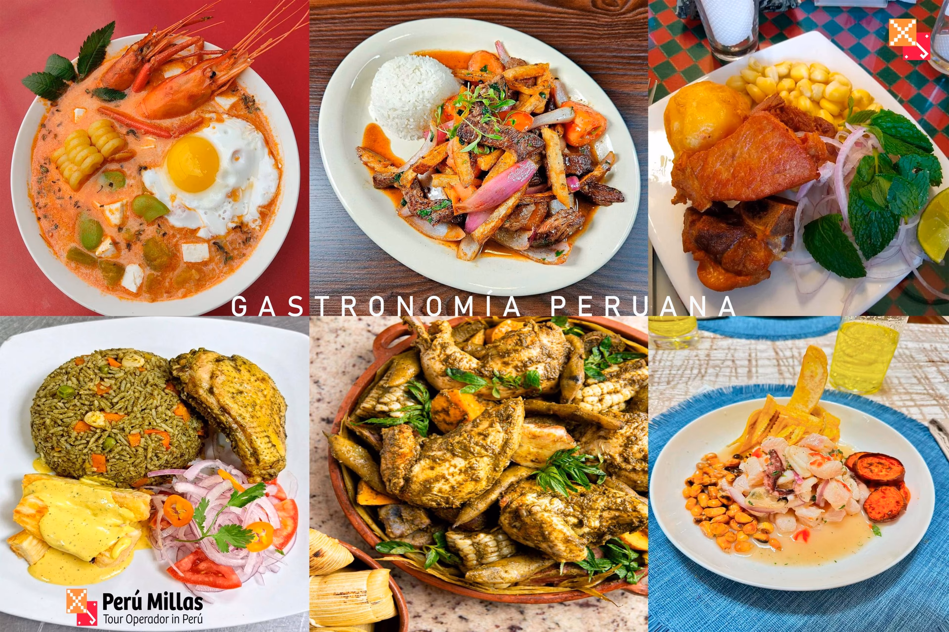 ¿Cuántos platos hay en la gastronomía peruana?