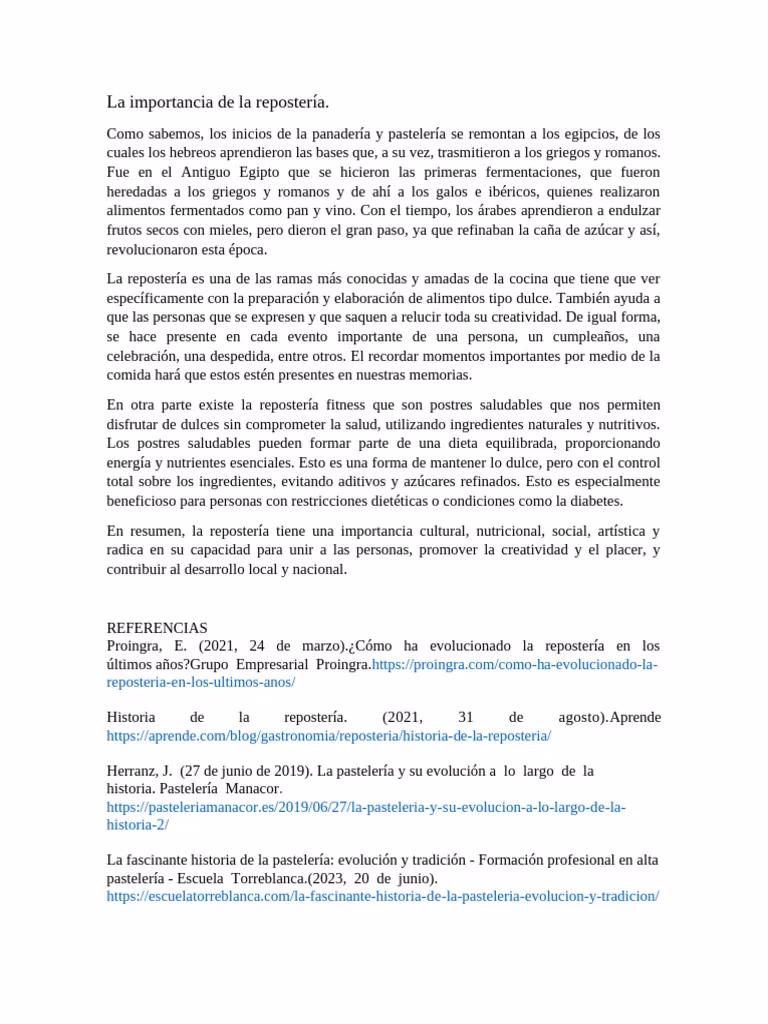 ¿La pastelería se incluye dentro del mundo culinario?