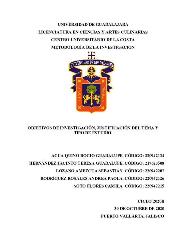 ¿Qué se pone en la justificación de una tesis?